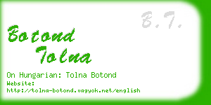 botond tolna business card